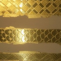 Vergoldung mit Muster