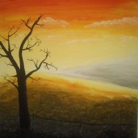 Naturalistische Wandmalerei 