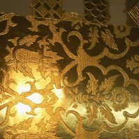 Florale Ornamente in Gold